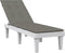 vidaXL - Terrasstoelkussen - (75+105)x50x3 - cm - stof - gemêleerd - donkergrijs