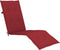 vidaXL - Terrasstoelkussen - (75+105)x50x3 - cm - wijnrood