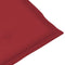 vidaXL - Terrasstoelkussen - (75+105)x50x3 - cm - wijnrood