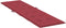 vidaXL - Terrasstoelkussen - (75+105)x50x3 - cm - wijnrood