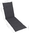 vidaXL - Terrasstoelkussen - (75+105)x50x4 - cm - antracietkleurig
