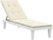 vidaXL - Terrasstoelkussen - (75+105)x50x4 - cm - crèmekleurig