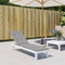 vidaXL - Terrasstoelkussen - (75+105)x50x4 - cm - grijs