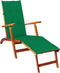 vidaXL - Terrasstoelkussen - (75+105)x50x4 - cm - groen