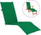 vidaXL - Terrasstoelkussen - (75+105)x50x4 - cm - groen