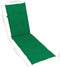 vidaXL - Terrasstoelkussen - (75+105)x50x4 - cm - groen