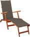 vidaXL - Terrasstoelkussen - (75+105)x50x4 - cm - taupe