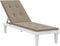 vidaXL - Terrasstoelkussen - (75+105)x50x4 - cm - taupe