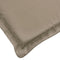 vidaXL - Terrasstoelkussen - (75+105)x50x4 - cm - taupe