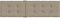 vidaXL - Terrasstoelkussen - (75+105)x50x4 - cm - taupe