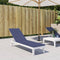 vidaXL - Terrasstoelkussen - oxford - stof - marineblauw