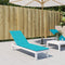 vidaXL - Terrasstoelkussen - oxford - stof - turquoise