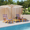 vidaXL - Terrasstoelkussens - 2 - st - ruitpatroon - oxford - stof - rood