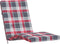 vidaXL - Terrasstoelkussens - 2 - st - ruitpatroon - oxford - stof - rood
