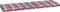 vidaXL - Terrasstoelkussens - 2 - st - ruitpatroon - oxford - stof - rood