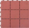 vidaXL - Terrastegels - 10 - st - 30,5x30,5 - cm - kunststof - rood