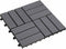 vidaXL - Terrastegels - 10 - st - 30x30 - cm - massief - acaciahout - greywash