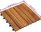 vidaXL - Terrastegels - 10 - st - 30x30 - cm - massief - acaciahout
