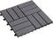 vidaXL - Terrastegels - 10 - st - 30x30 - cm - massief - acaciahout - wit