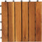 vidaXL - Terrastegels - 10 - st - 30x30 - cm - massief - acaciahout