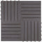 vidaXL - Terrastegels - 10 - st - 30x30 - cm - massief - acaciahout - greywash