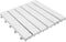 vidaXL - Terrastegels - 10 - st - 30x30 - cm - massief - acaciahout - wit