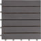 vidaXL - Terrastegels - 10 - st - 30x30 - cm - massief - acaciahout - greywash