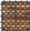 vidaXL - Terrastegels - 10 - st - 30x30 - cm - massief - acaciahout - wit