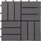 vidaXL - Terrastegels - 10 - st - 30x30 - cm - massief - acaciahout - greywash