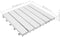 vidaXL - Terrastegels - 10 - st - 30x30 - cm - massief - acaciahout - wit