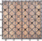 vidaXL - Terrastegels - 10 - st - 30x30 - cm - massief - acaciahout - greywash