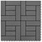 vidaXL - Terrastegels - 11 - stuks - 30 - x - 30 - cm - WPC - 1 - m2 - (grijs)