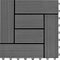 vidaXL - Terrastegels - 11 - stuks - 30 - x - 30 - cm - WPC - 1 - m2 - (grijs)
