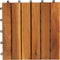 vidaXL - Terrastegels - 20 - st - verticaal - patroon - 30x30 - cm - acaciahout