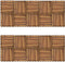 vidaXL - Terrastegels - 20 - st - verticaal - patroon - 30x30 - cm - acaciahout