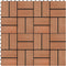 vidaXL - Terrastegels - 30x30 - cm - 1 - m² - HKC - donkerbruin - 11 - st