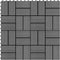 vidaXL - Terrastegels - 30x30 - cm - 1 - m² - HKC - donkerbruin - 11 - st