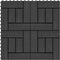 vidaXL - Terrastegels - 30x30 - cm - 1 - m² - HKC - donkerbruin - 11 - st