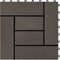 vidaXL - Terrastegels - 30x30 - cm - 1 - m² - HKC - donkerbruin - 11 - st