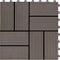 vidaXL - Terrastegels - 30x30 - cm - 1 - m² - HKC - donkerbruin - 11 - st