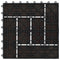 vidaXL - Terrastegels - 30x30 - cm - 1 - m² - HKC - donkerbruin - 11 - st