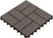 vidaXL - Terrastegels - 30x30 - cm - 1 - m² - HKC - donkerbruin - 11 - st