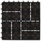 vidaXL - Terrastegels - 30x30 - cm - 1 - m² - HKC - donkerbruin - 11 - st