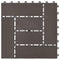 vidaXL - Terrastegels - 30x30 - cm - 1 - m² - HKC - donkerbruin - 11 - st