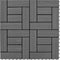 vidaXL - Terrastegels - 30x30 - cm - 1 - m² - HKC - donkerbruin - 11 - st
