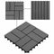 vidaXL - Terrastegels - 30x30 - cm - 1 - m² - HKC - grijs - 11 - st