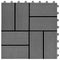 vidaXL - Terrastegels - 30x30 - cm - 1 - m² - HKC - grijs - 11 - st