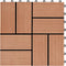 vidaXL - Terrastegels - 30x30 - cm - 1 - m² - HKC - teakkleur - 11 - st