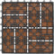 vidaXL - Terrastegels - 30x30 - cm - 1 - m² - HKC - teakkleur - 11 - st