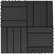 vidaXL - Terrastegels - 30x30 - cm - 1 - m² - HKC - zwart - 11 - st